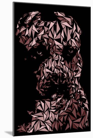 Pitbull-Cristian Mielu-Mounted Art Print