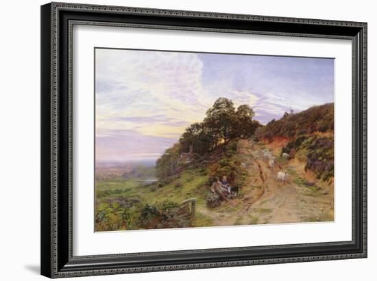 Pitch Hill near Ewhurst, 1866 (W/C on Paper)-George Vicat Cole-Framed Giclee Print