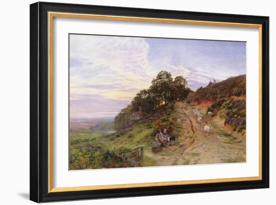 Pitch Hill near Ewhurst, 1866 (W/C on Paper)-George Vicat Cole-Framed Giclee Print