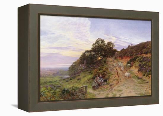 Pitch Hill near Ewhurst, 1866 (W/C on Paper)-George Vicat Cole-Framed Premier Image Canvas