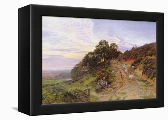 Pitch Hill near Ewhurst, 1866 (W/C on Paper)-George Vicat Cole-Framed Premier Image Canvas