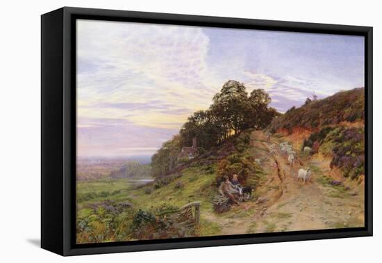 Pitch Hill near Ewhurst, 1866 (W/C on Paper)-George Vicat Cole-Framed Premier Image Canvas