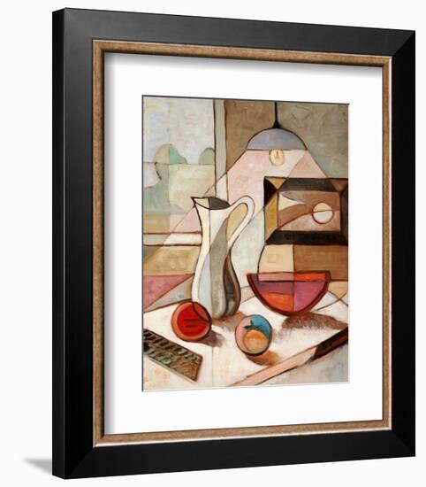 Pitcher Fruits Still Life-null-Framed Art Print