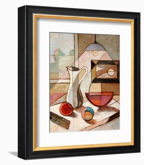 Pitcher Fruits Still Life--Framed Art Print