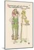 Pitcher Plant with Buttercup-Walter Crane-Mounted Art Print