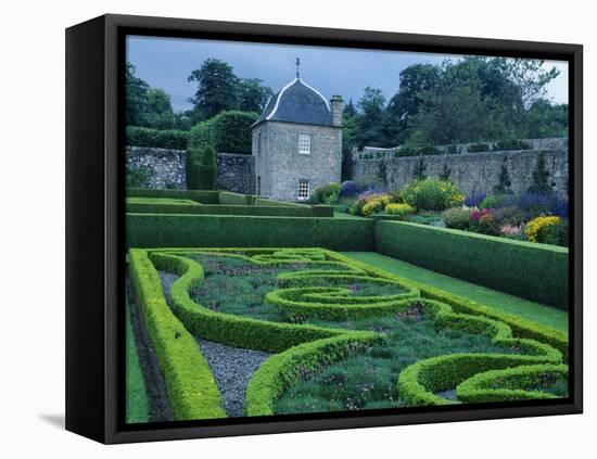 Pitmedden Gardens Were Designed in Seventeenth Century by Alexander Seton, Formerly Lord Pitmedden-John Warburton-lee-Framed Premier Image Canvas