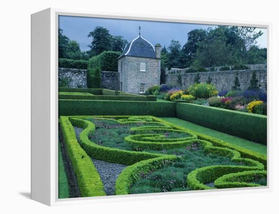 Pitmedden Gardens Were Designed in Seventeenth Century by Alexander Seton, Formerly Lord Pitmedden-John Warburton-lee-Framed Premier Image Canvas