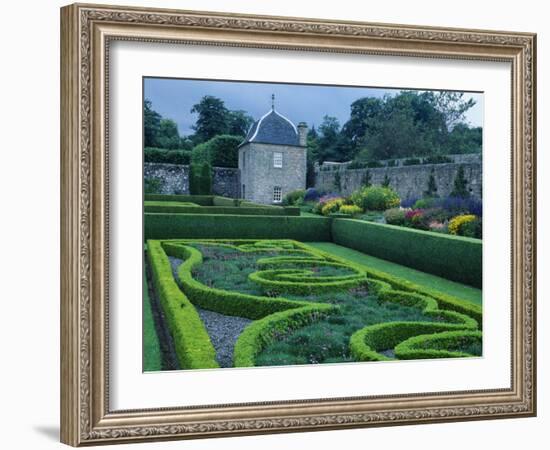 Pitmedden Gardens Were Designed in Seventeenth Century by Alexander Seton, Formerly Lord Pitmedden-John Warburton-lee-Framed Photographic Print