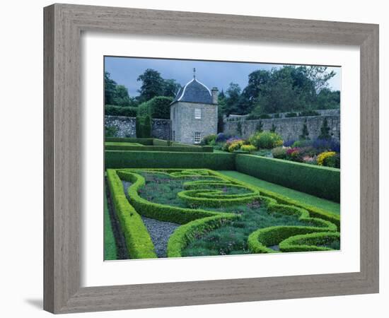 Pitmedden Gardens Were Designed in Seventeenth Century by Alexander Seton, Formerly Lord Pitmedden-John Warburton-lee-Framed Photographic Print