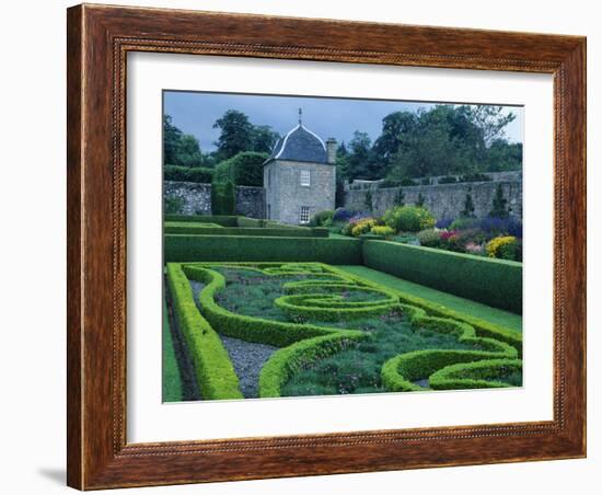 Pitmedden Gardens Were Designed in Seventeenth Century by Alexander Seton, Formerly Lord Pitmedden-John Warburton-lee-Framed Photographic Print