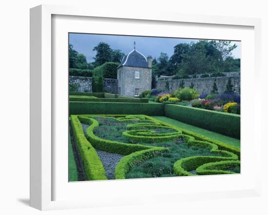 Pitmedden Gardens Were Designed in Seventeenth Century by Alexander Seton, Formerly Lord Pitmedden-John Warburton-lee-Framed Photographic Print