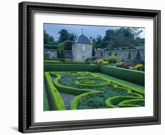 Pitmedden Gardens Were Designed in Seventeenth Century by Alexander Seton, Formerly Lord Pitmedden-John Warburton-lee-Framed Photographic Print