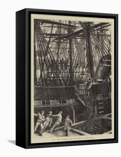 Pits and Pitmen, Coal Whipping in the Pool-Matthew White Ridley-Framed Premier Image Canvas