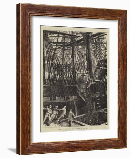 Pits and Pitmen, Coal Whipping in the Pool-Matthew White Ridley-Framed Giclee Print