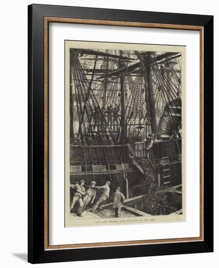 Pits and Pitmen, Coal Whipping in the Pool-Matthew White Ridley-Framed Giclee Print