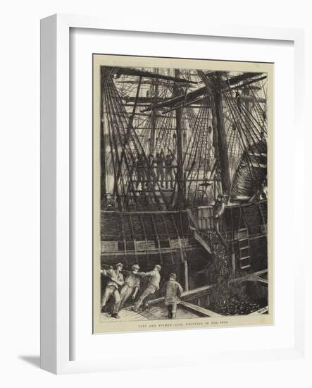 Pits and Pitmen, Coal Whipping in the Pool-Matthew White Ridley-Framed Giclee Print