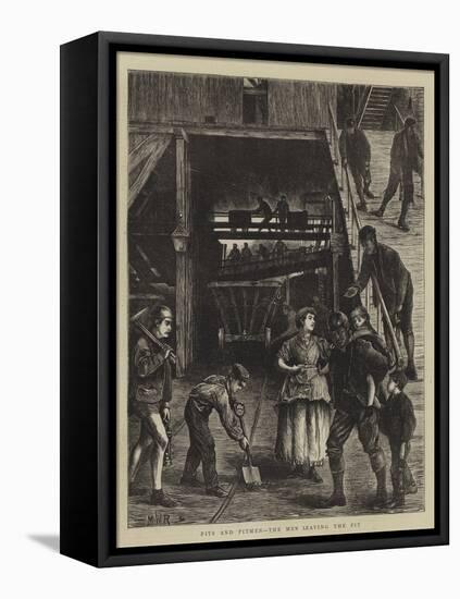 Pits and Pitmen, the Men Leaving the Pit-Matthew White Ridley-Framed Premier Image Canvas