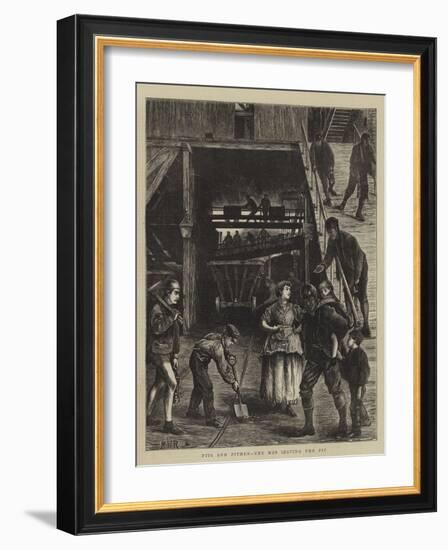 Pits and Pitmen, the Men Leaving the Pit-Matthew White Ridley-Framed Giclee Print