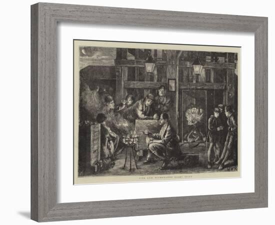 Pits and Pitmen, the Night Shift-Matthew White Ridley-Framed Giclee Print