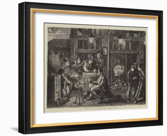 Pits and Pitmen, the Night Shift-Matthew White Ridley-Framed Giclee Print