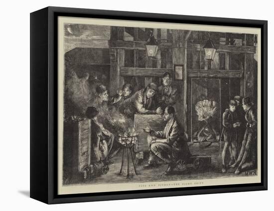 Pits and Pitmen, the Night Shift-Matthew White Ridley-Framed Premier Image Canvas