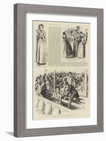 Pittites at the Play-Hugh Thomson-Framed Giclee Print