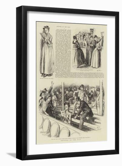 Pittites at the Play-Hugh Thomson-Framed Giclee Print