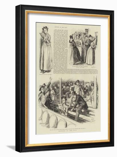 Pittites at the Play-Hugh Thomson-Framed Giclee Print