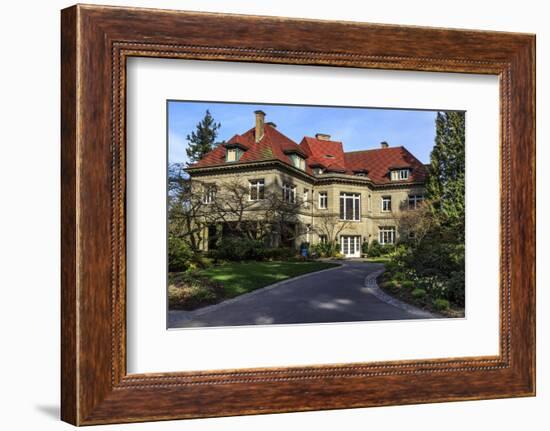 Pittock Mansion, Portland, Oregon, USA-Rick A. Brown-Framed Photographic Print