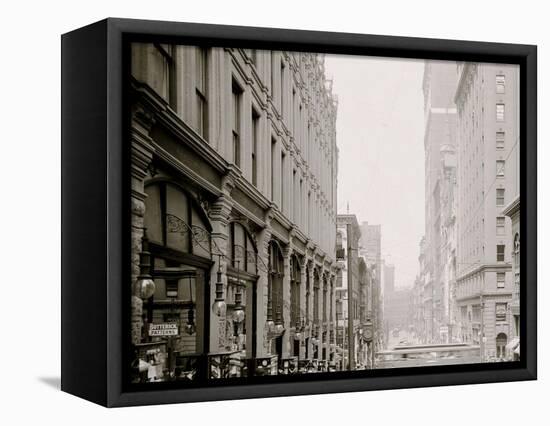 Pittsburg, Pa., Fifth Avenue, Looking North-null-Framed Stretched Canvas