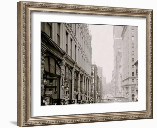 Pittsburg, Pa., Fifth Avenue, Looking North-null-Framed Photo