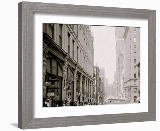 Pittsburg, Pa., Fifth Avenue, Looking North-null-Framed Photo