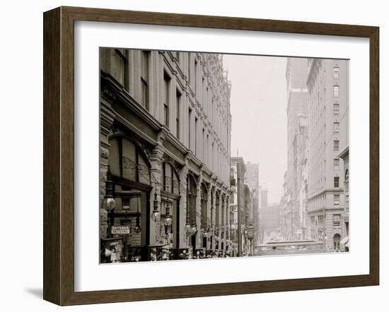 Pittsburg, Pa., Fifth Avenue, Looking North-null-Framed Photo