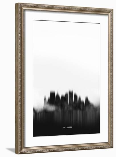 Pittsburgh Downtown-NaxArt-Framed Art Print