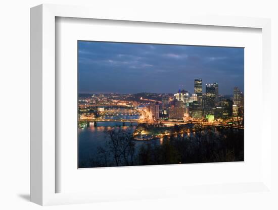 Pittsburgh Panorama-Tashka-Framed Photographic Print