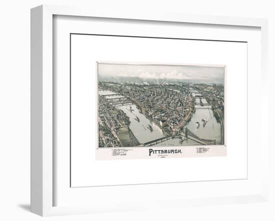 Pittsburgh, Pennsylvania, 1902-T^M^ Fowler-Framed Giclee Print