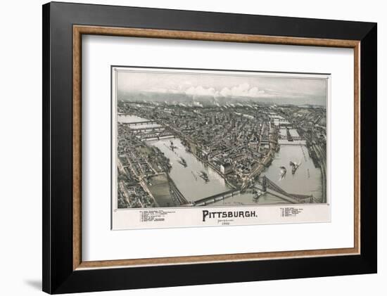 Pittsburgh, Pennsylvania, 1902-T^M^ Fowler-Framed Art Print