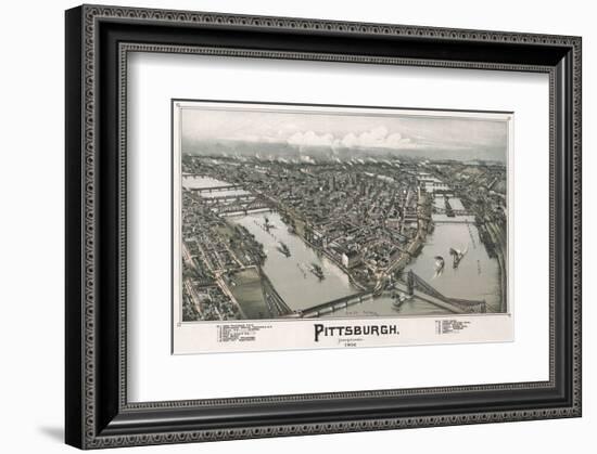 Pittsburgh, Pennsylvania, 1902-T^M^ Fowler-Framed Art Print