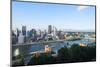 Pittsburgh, Pennsylvania, Downtown City and Rivers at Golden Triangle-Bill Bachmann-Mounted Photographic Print