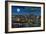 Pittsburgh, Pennsylvania - Skyline at Night-Lantern Press-Framed Art Print