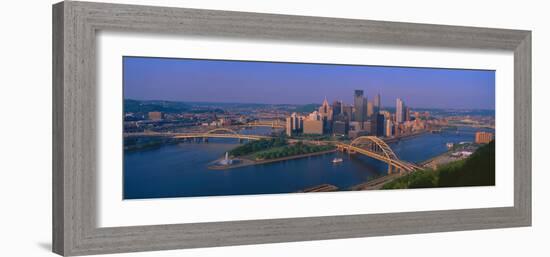 Pittsburgh,Pennsylvania Skyline-null-Framed Photographic Print