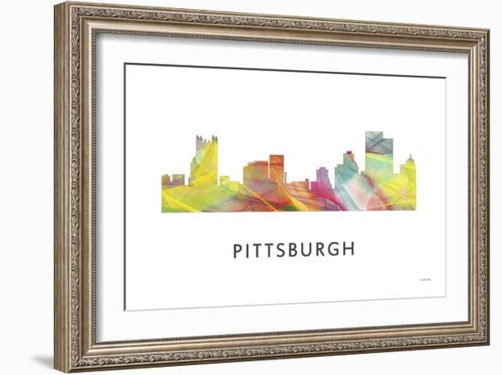 Pittsburgh Pennsylvania-Marlene Watson-Framed Giclee Print