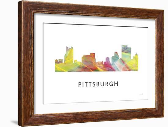 Pittsburgh Pennsylvania-Marlene Watson-Framed Giclee Print