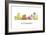 Pittsburgh Pennsylvania-Marlene Watson-Framed Giclee Print