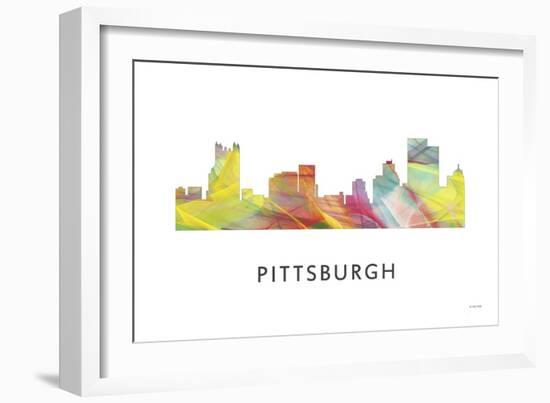 Pittsburgh Pennsylvania-Marlene Watson-Framed Giclee Print