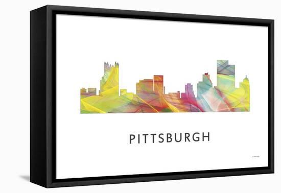 Pittsburgh Pennsylvania-Marlene Watson-Framed Premier Image Canvas