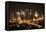 Pittsburgh's Skyline at Night-Zigi-Framed Premier Image Canvas