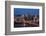 Pittsburgh's Skyline from Mount Washington at Night.-Zigi-Framed Photographic Print