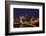 Pittsburgh's Skyline from Mount Washington at Night.-Zigi-Framed Photographic Print