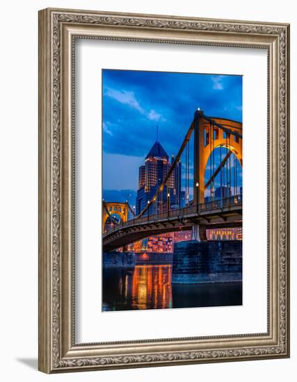 Pittsburgh Skyline-Steven Maxx-Framed Photographic Print